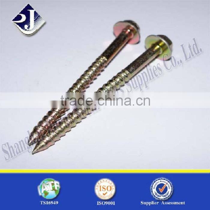 M8*75 yellow zinc torque 32MIN wood screw
