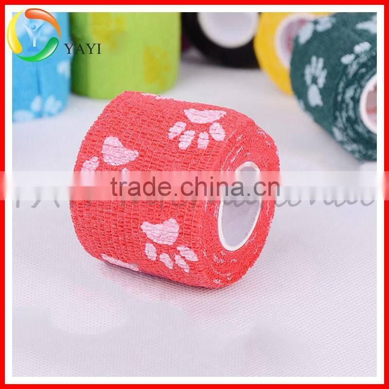 Sports Muscle Protection Non Woven Adhesive Elastic Bandage