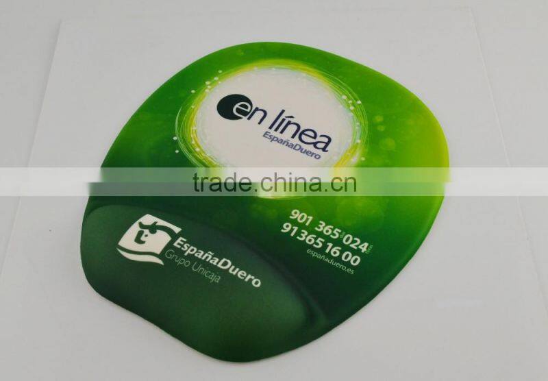 Silicon Mouse Pad With Gel Wrist Comfort Soft Support PC Notebook Laptop