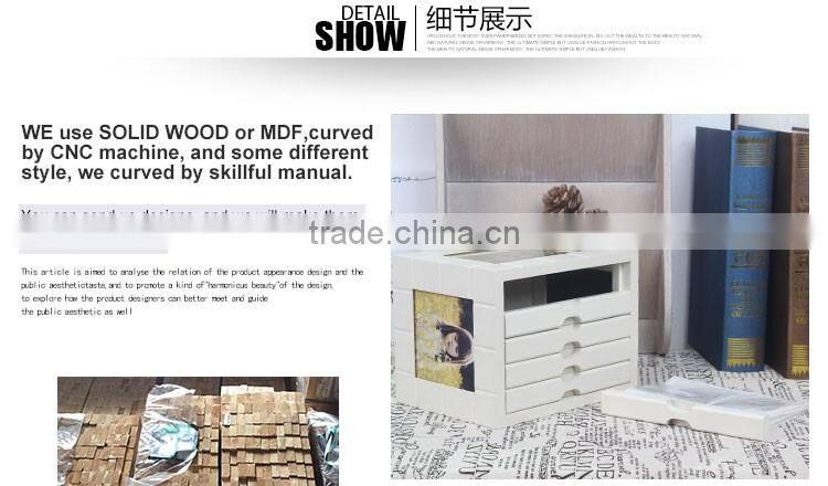 W131008 white family photo frame tree with box drawer put iin many photos