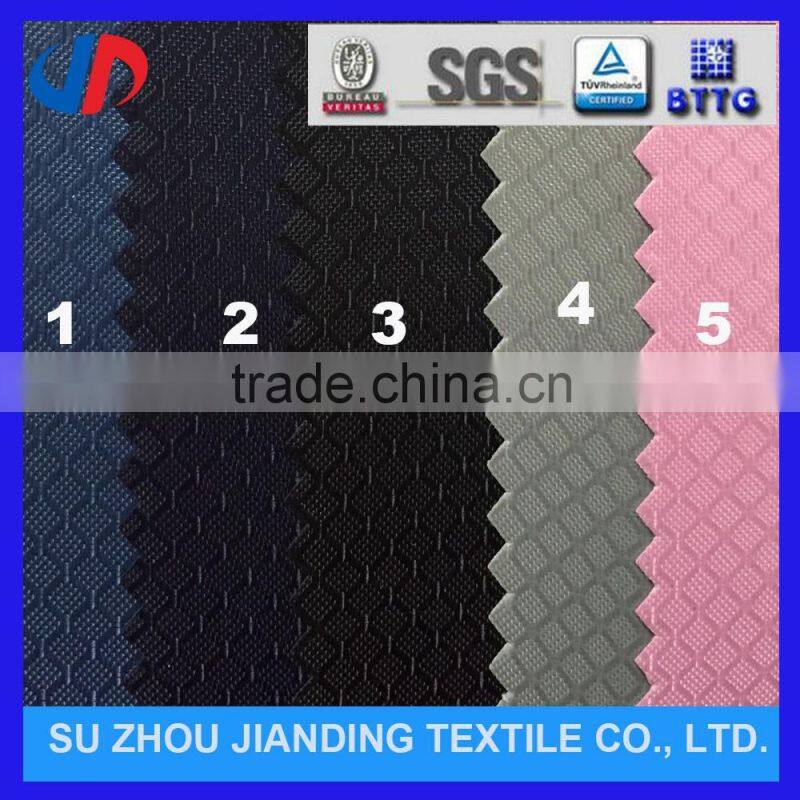 Polyester Waterproof 210d Diamond Dobby Oxford Fabric For Sport Bags