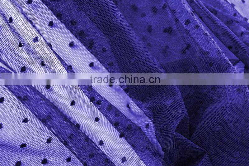 Polyester Mesh Jacquard Fabric for Dress DSN445
