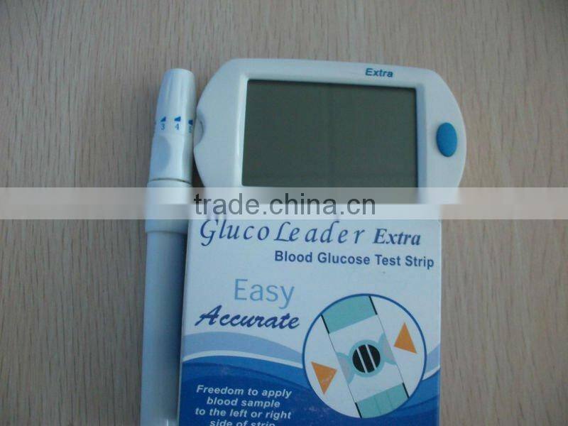 Large screen one key operation new blood glucose meter Extra FDA certificate blood sugar monitor