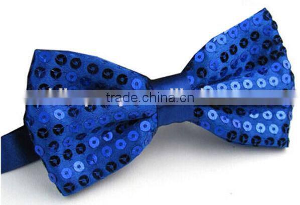 Shiny sequin bow tie
