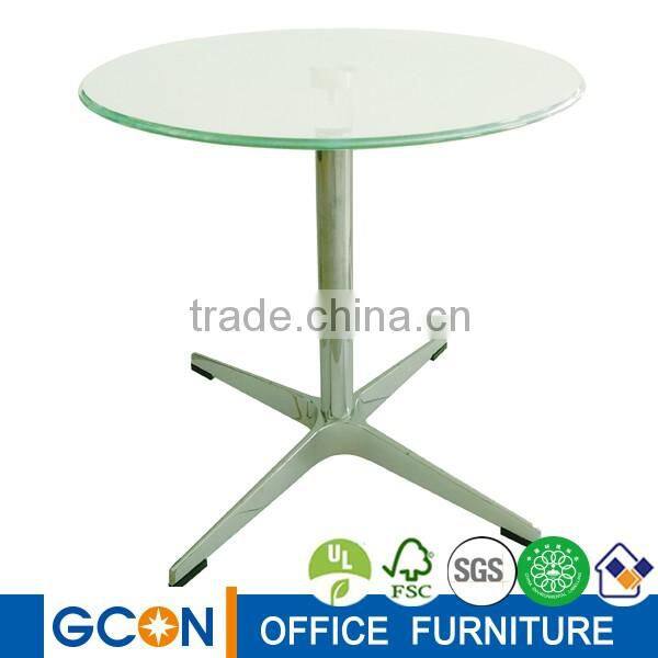 white painting MDF round coffee table