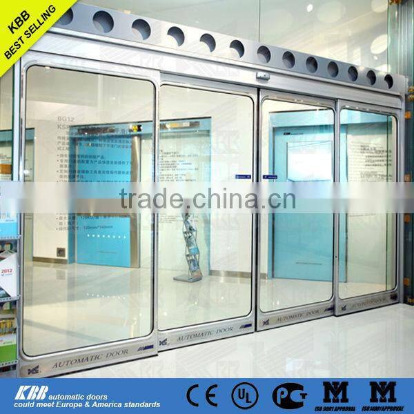 discount automatic sliding door from china suppliers with laminated glass aluminum frame sensor lock photocell