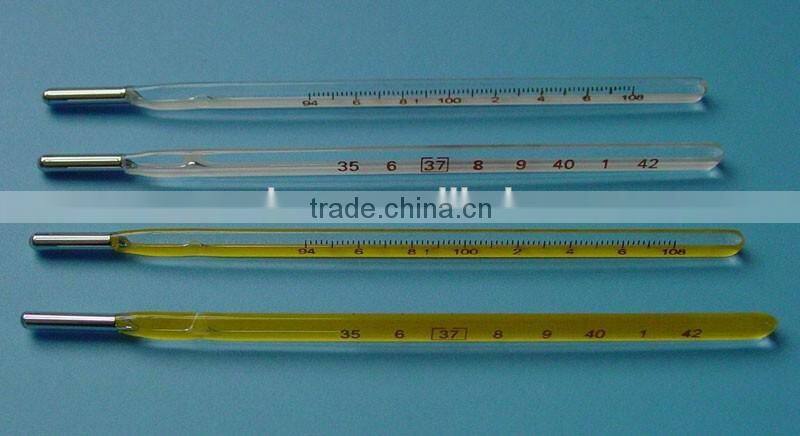 High Quality mercury glass oral thermometer