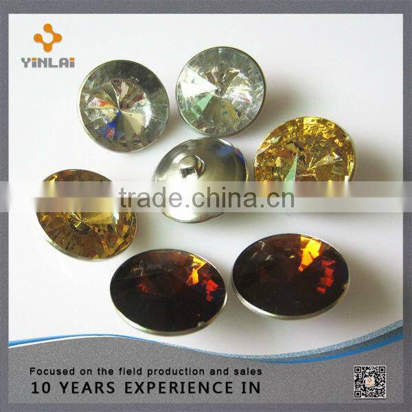 New style rhinestone clothing buttons for decoration