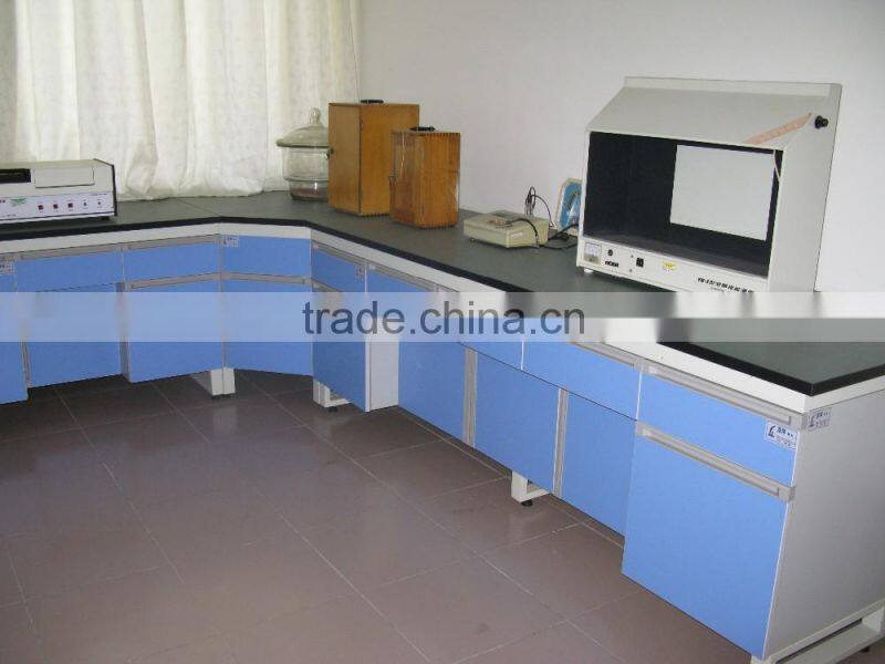 Customized ! lab corner table resin table