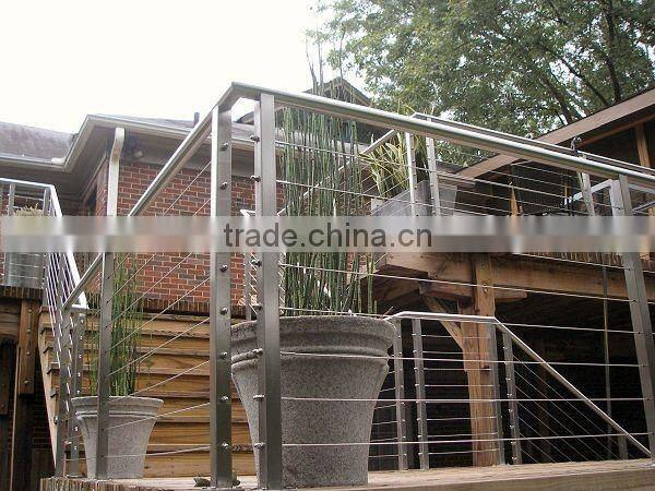 Stainless Steel Cable Railing Post Component