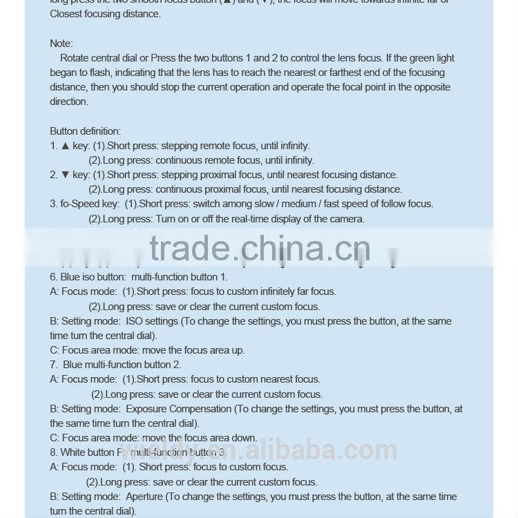 wieldy USB follow focus made in china