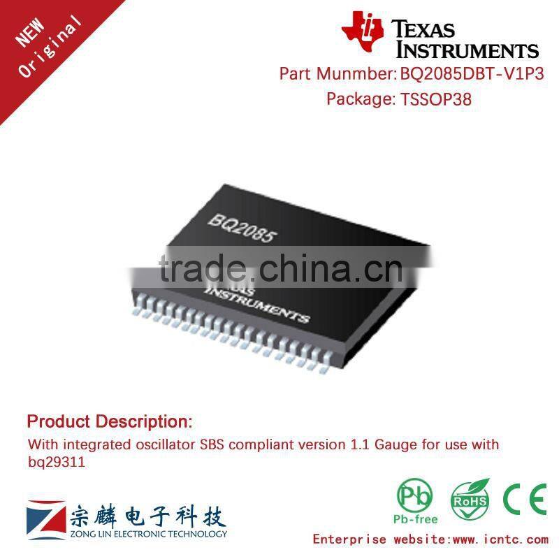 Genuine Original BQ2085DBT-V1P3 TSSOP38 BQ2085 Power monitoring