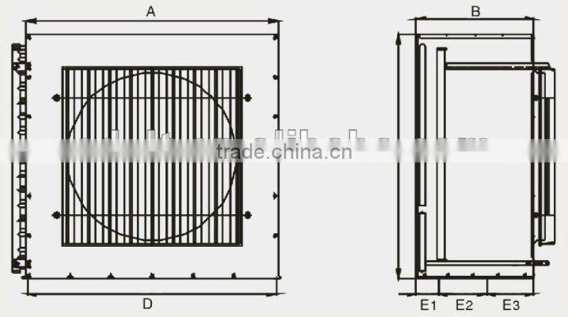 FNS Series Air Cooled Condenser with Low Noise