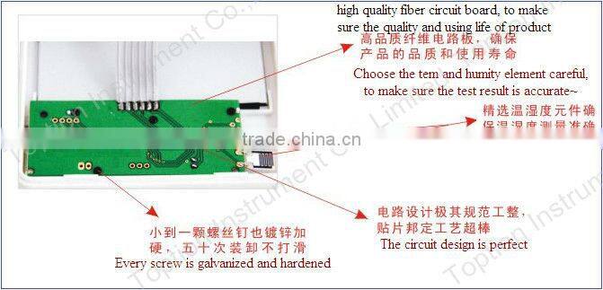 HTC-1 Hot Sale Digital Moisture Meter/ Hygrothermograph
