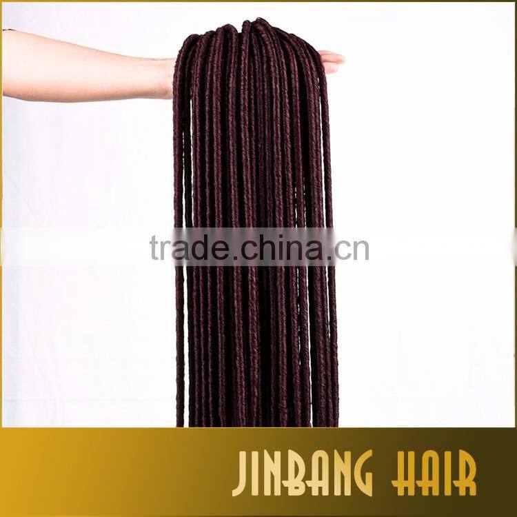 2016 wholesales fastest and easiest fauxlocs soft crochet twist 2x havana fauxlocs braid18"