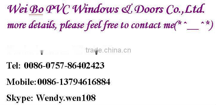 European style of PVCUPVC tilt and turn glass window ,PVC/UPVC windows and doors