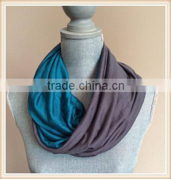 Infinity Scarf with Hidden Pocket - You Pick The Colors