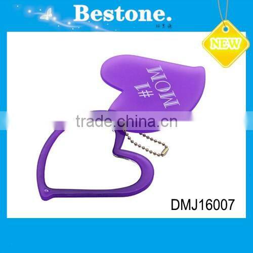 New style heart shape cheap folding pocket mirror