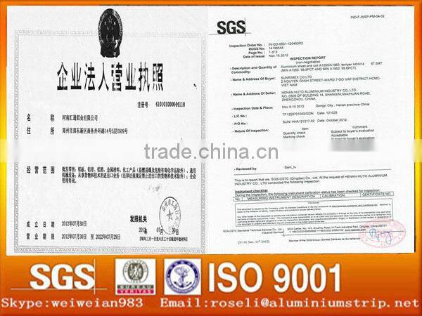 Narrow Slitted Aluminum Strips for Transformer