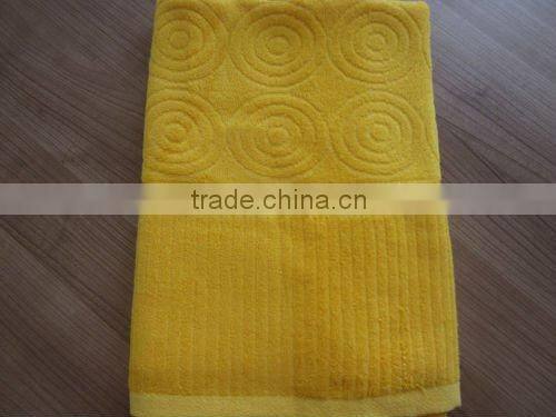 100%Bamboo Dobby Active Dyed Solid Bath Towel