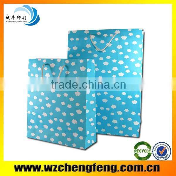 custom Brown craft paper bag for shopping package gift bag