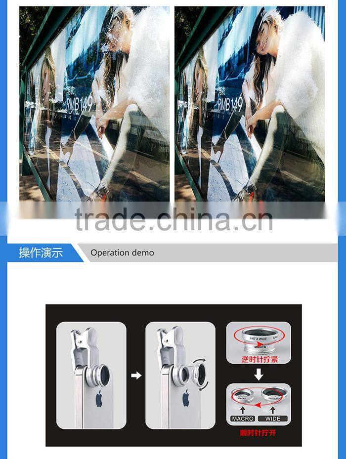 4 in 1 Zoom Telescope For Mobile Phone Camera Lens Universal