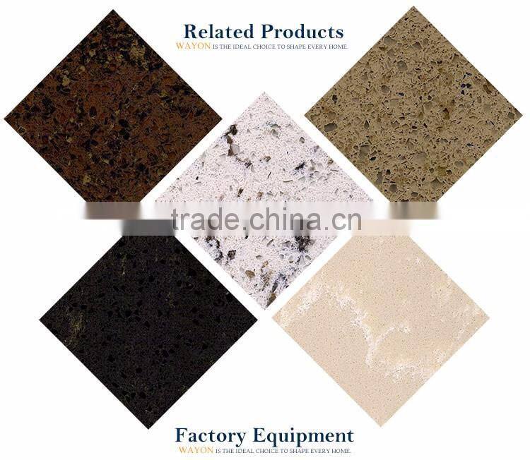 Quartz stone Carrara white Kitchen countertops