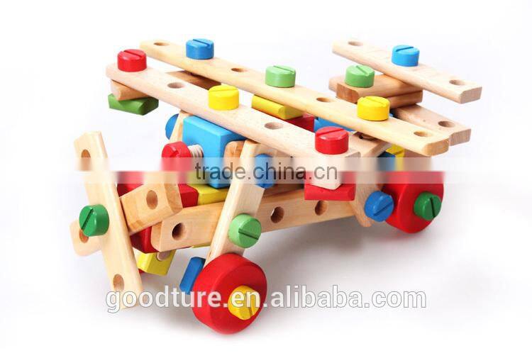 Multi Purpose Nut Combination 71 Pieces Intelligent DIY Wooden Toy