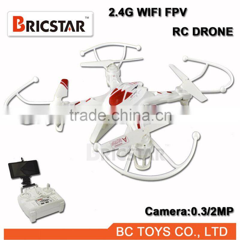 Hot new product wifi rc quadcopter fpv headless mode toys with built-in camera.