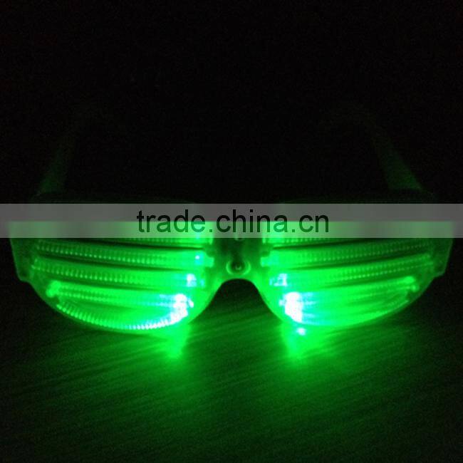 2016 wholesale colorful frame flash led party sunglasses