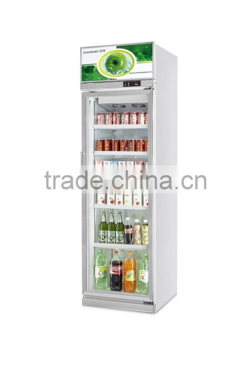 supermarket glass door freezer showcase display