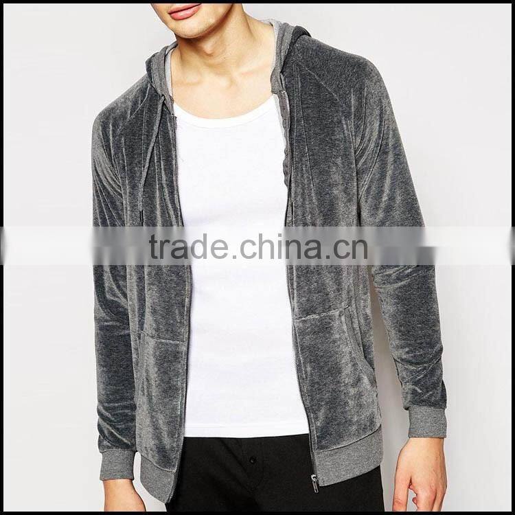 Custom Design Mens Velvet Sports Track Suit