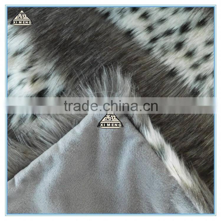 2016 new style soft warm chinchilla fur blanket for sofa
