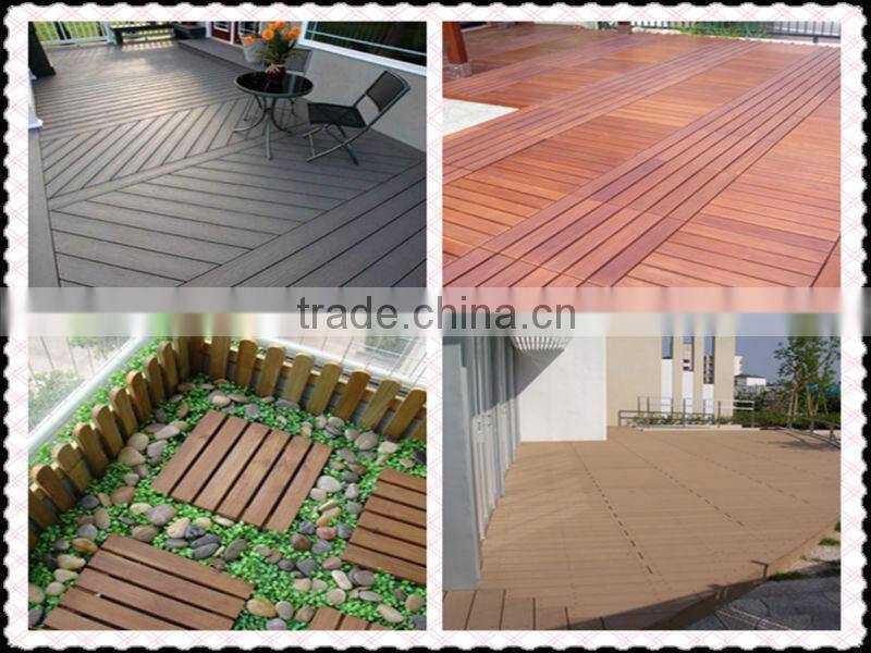 Sanding Surface Treatment and like wood plastics composites WPC Interlocking flooring