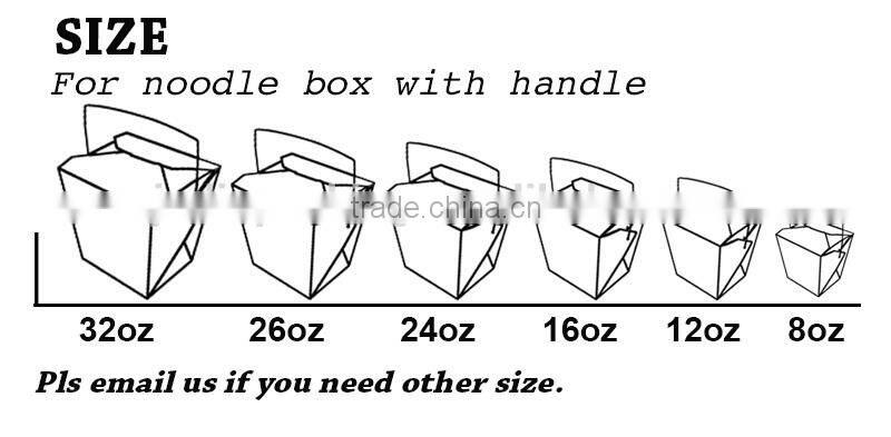 new disposable paper folding box for food