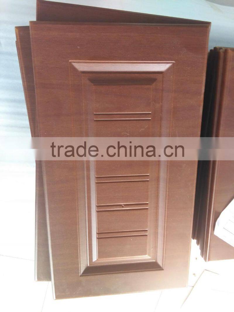european style kitchen cabinet door/pvc laminated kitchen cabient door