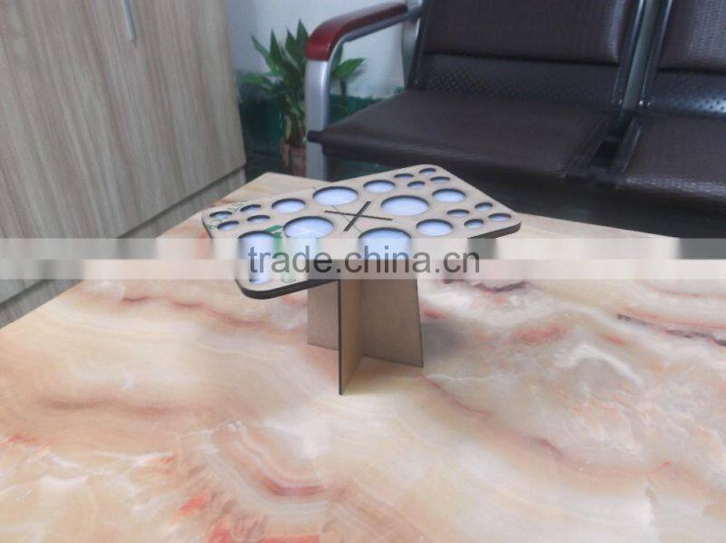 Makeup brush drying rack, Plexiglass acrylic cosmetic makeup brush drying rack