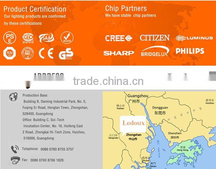 High lumen clothing store led track light housing 40w with HEP driver