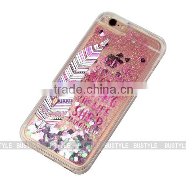 for samsung galaxy j7 j2 S7 cute fashion 3d water bling lumia crystal liquid phone cover case for iphone 6 s for iphone7