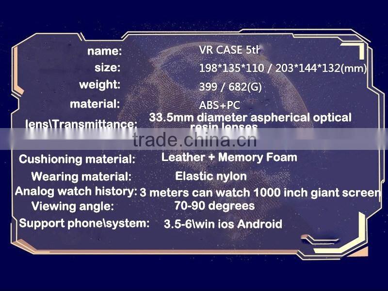 VR Case 3d Virtual Reality Helmet Video Glasses 3d glasses for blue film video open sex video