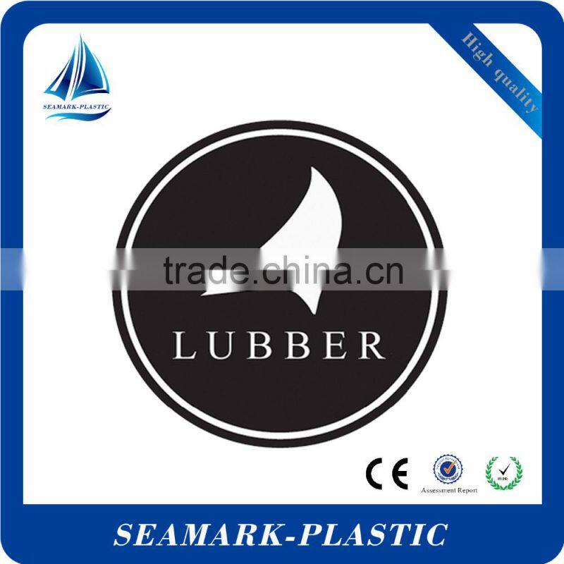 2016 eco-friendly custom design silicone rubber heart shape coaster dringking bar mat