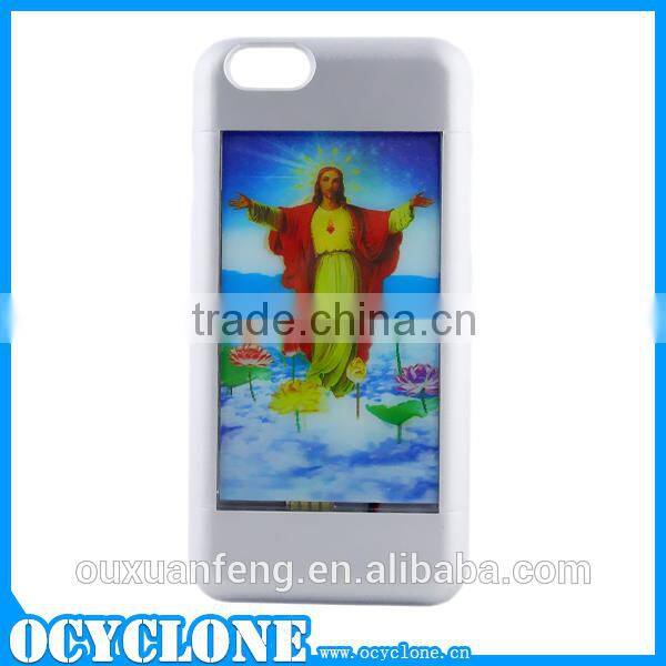 2014 New Design Creative For Iphone 6 Flash Light PC Phone Back Case