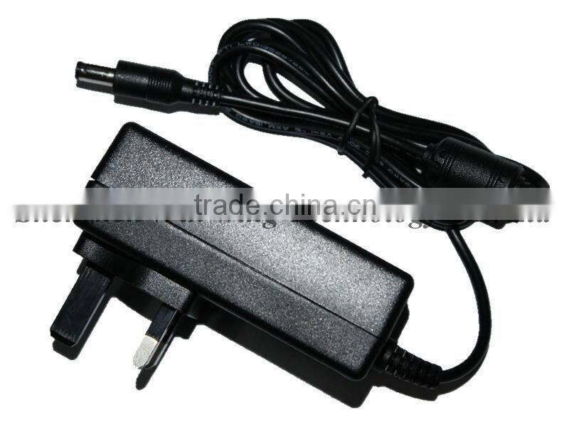27W 18V 1.5A UK Plug AC DC Power Supply with CE GS Approved