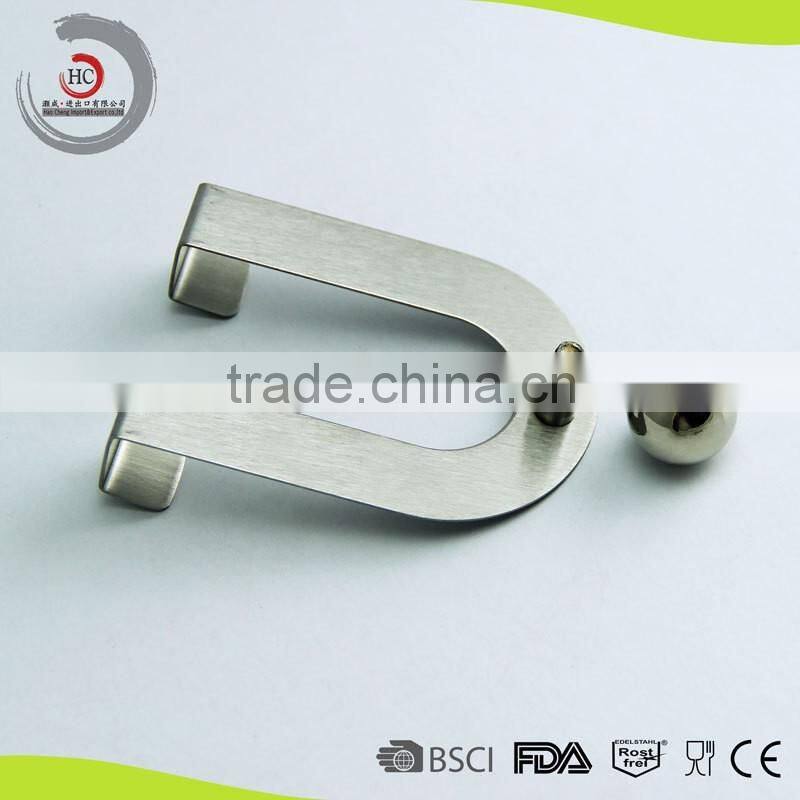 U shape stainless steel door hook bag hanger over the door hanging hook HC-SH26