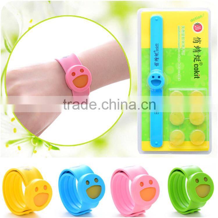 Hot selling silicone anti-mosquito bracelet silicone repellent mosquito wristbands
