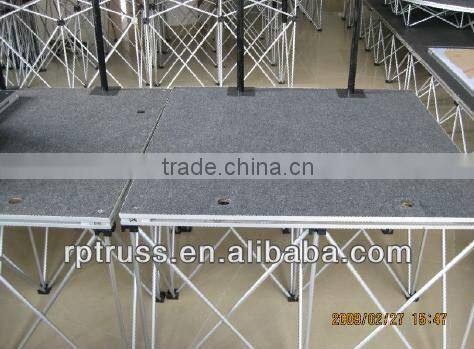 Hot sale Gold truss aluminum smart stages portable stage