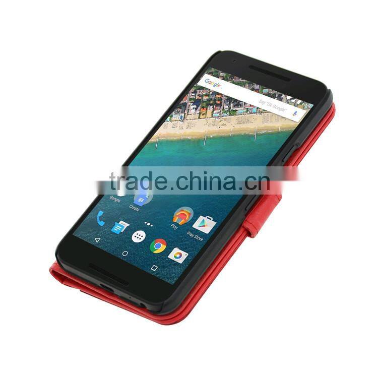 New Design Ultra-Thin Pu Leather Pu Leather Wallet Cases For Nexus 5X Case