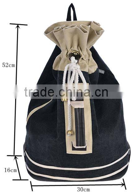 Korean Canvas Drawstring Bag For Travelling,Hanging Out