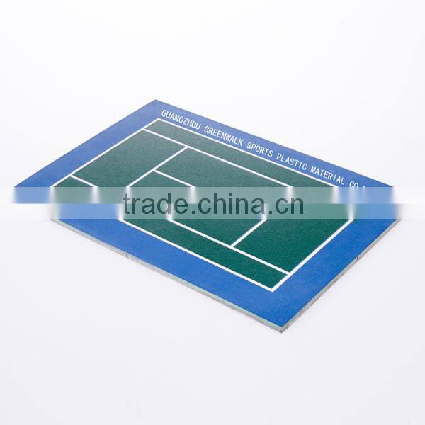 5MM slicon PU synthetic court sports flooring