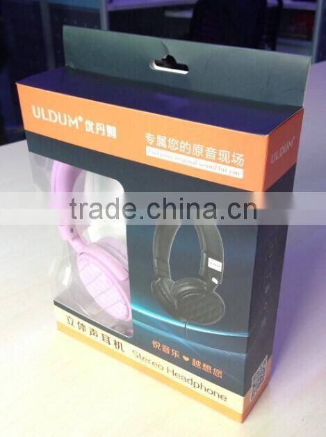Uldum brand factory wholesale studio flat wired oem headphone